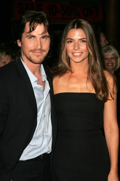 Christian Bale y Sibi Blazic — Foto de Stock