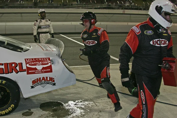 Bridgetta Tomarchio é a menina da raça na NASCAR Busch Series — Fotografia de Stock