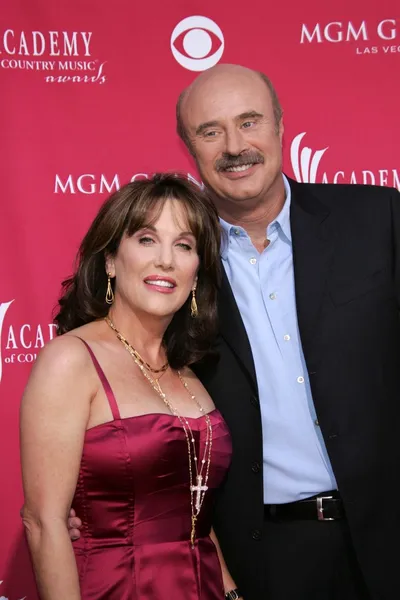 Dr. Phil McGraw and wife — Stock Photo, Image