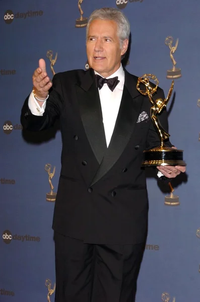 Alex Trebek in the press room at The 33rd Annual Daytime Emmy Awards. Kodak Theatre, Hollywood, CA. 04-28-06 — Stock Photo, Image