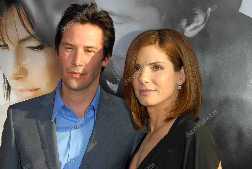 Keanu Reeves And Sandra Bullock At The Premiere Of The Lake House