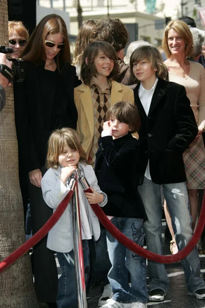 Seite hannah und familie — Stockfoto