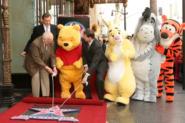 Winnie the puoh walk of fame zeremonie — Stockfoto