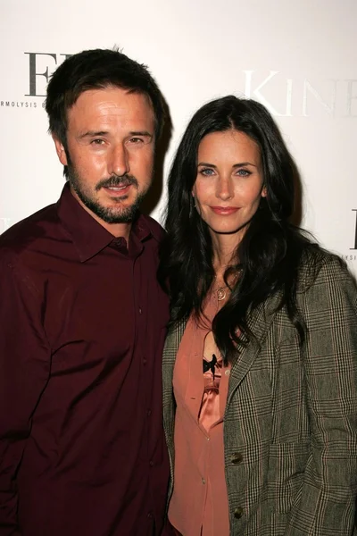 David Arquette and Courteney Cox — Stock Photo, Image