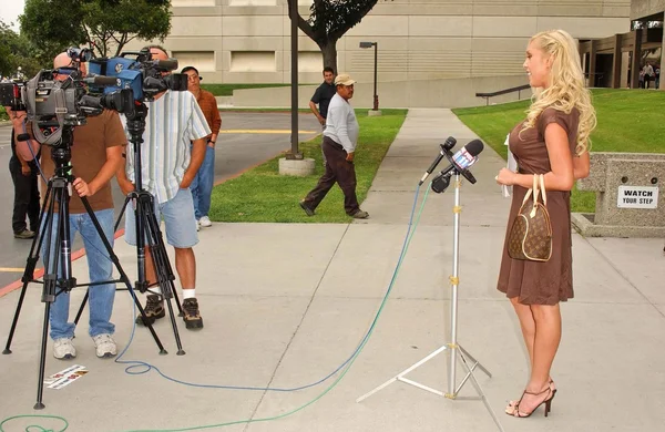 Mary Carey Enters California's 2006 Gubernatorial Election — Stock Fotó