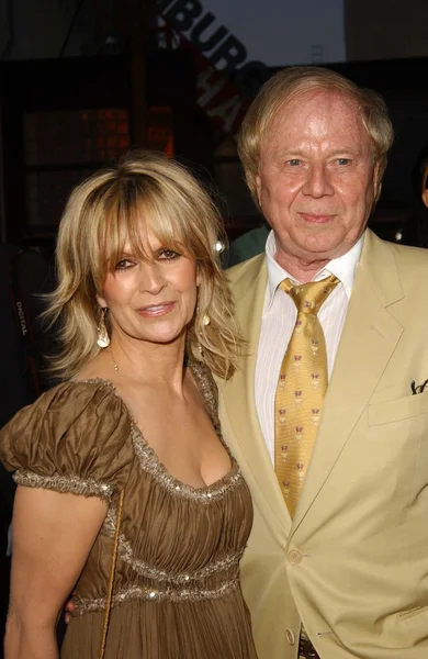 Wolfgang Petersen and wife Maria — Stock Photo, Image