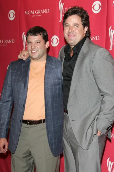 Tony Stewart and Vince Gill — Stock Photo, Image