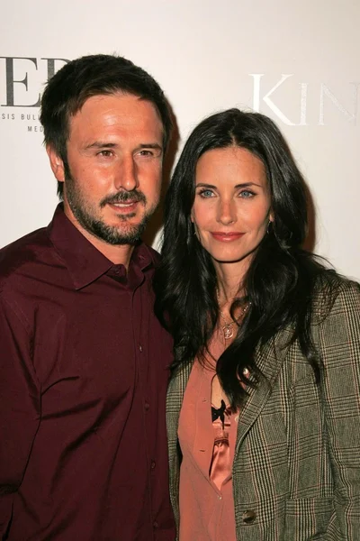 David Arquette and Courteney Cox — Stock Photo, Image