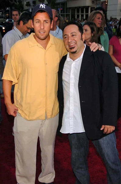 Adam Sandler e Frank Coraci alla premiere di Click a Los Angeles. Mann VIllage Theater, Westwood, CA. 06-14-06 — Foto Stock