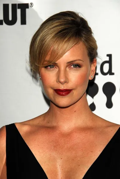 Charlize Theron Ordförande — Stockfoto