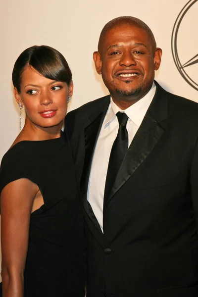 Keisha Whitaker and Forest Whitaker at the 17th Carousel of Hope Ball to benefit The Barbara Davis Center for Childhood Diabetes. Beverly Hilton Hotel, Beverly Hills, CA. 10-28-06 — Stock Photo, Image