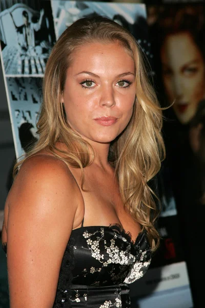 Agnes Bruckner at the Los Angeles Premiere of Haven. Arclight Cinemas, Hollywood, CA. 09-12-06 — Stock Photo, Image