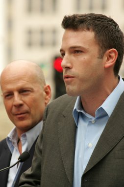 Bruce willis hollywood şöhret töreni yürümek