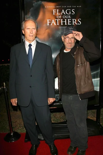 Clint Eastwood and Steven Spielberg — ストック写真