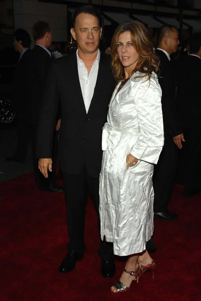 Tom hanks och rita wilson — Stockfoto