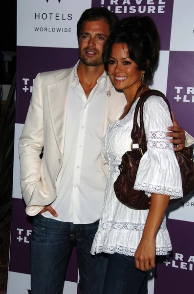 David charvet i brooke burke — Zdjęcie stockowe