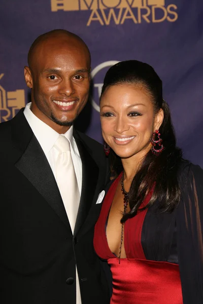 Kenny lattimore und chante moore — Stockfoto