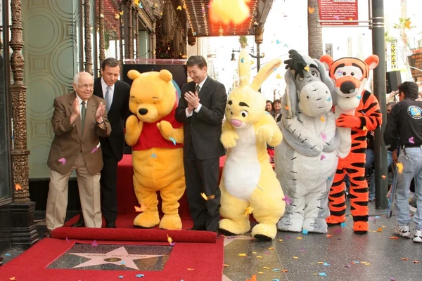 Winnie the puoh walk of fame zeremonie — Stockfoto