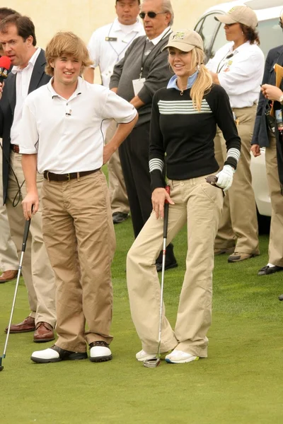 Haley Joel Osment e Heather Locklear — Fotografia de Stock