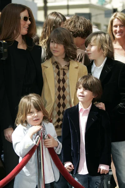 Page Hannah and family — Stock Photo, Image