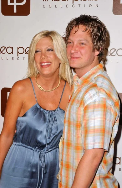 Tori Spelling and Randy Spelling — Stock Photo, Image