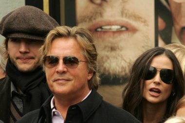 Ashton Kutcher, Demi Moore, Don Johnson