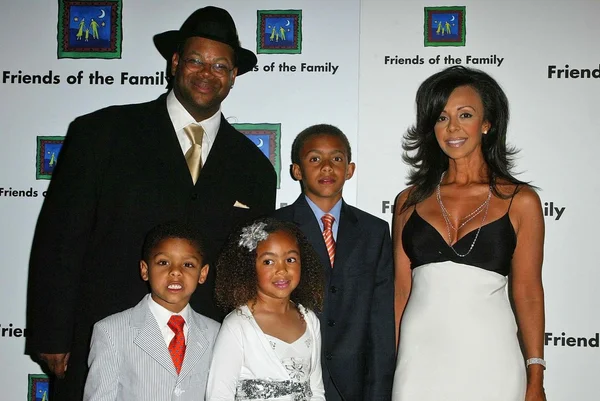 Jimmy Jam y su familia — Foto de Stock