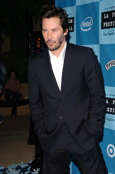 Keanu Reeves en el estreno en Los Ángeles de A Scanner Darkly para el Festival de Cine de Los Ángeles. Anfiteatro John Anson Ford, Los Ángeles, CA. 06-29-06 —  Fotos de Stock