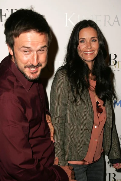 David Arquette and Courteney Cox — Stock Photo, Image