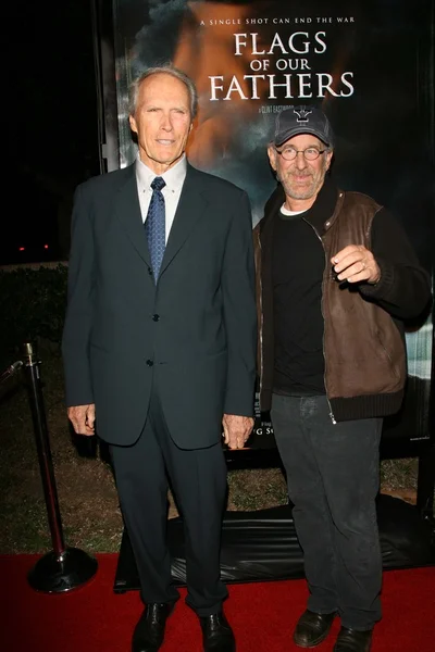 Clint Eastwood and Steven Spielberg — ストック写真