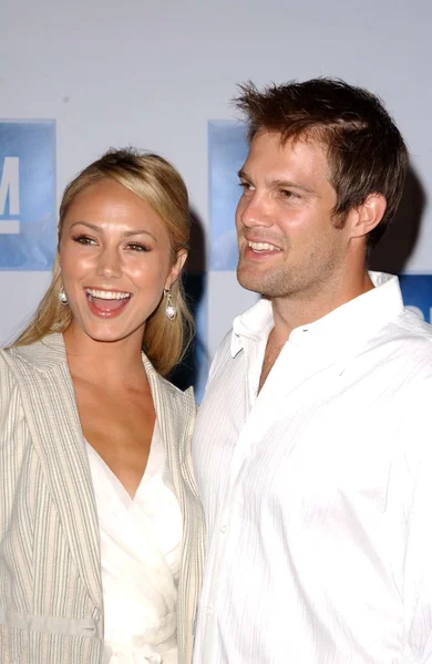 Stacy keibler och geoff stults — Stockfoto