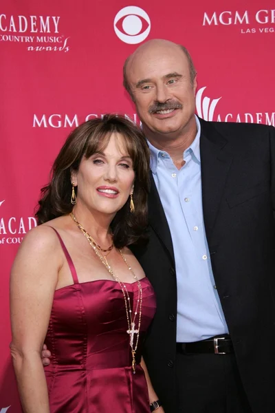 Dr. Phil McGraw and wife — Stock Photo, Image