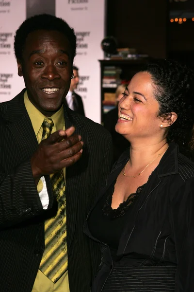 Don Cheadle and Bridgid Coulter — Stock Photo, Image