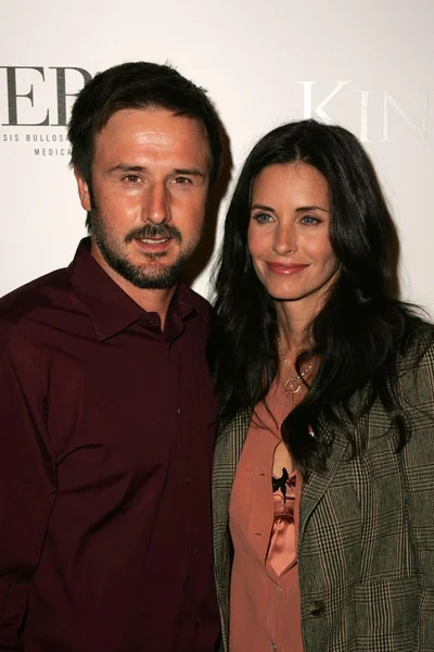 David Arquette and Courteney Cox — Stock Photo, Image