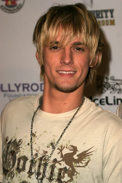 Aaron Carter em um evento de caridade All Star Night At The Mansion, Playboy Mansion, Holmby Hills, Los Angeles, CA 07-11-06 — Fotografia de Stock