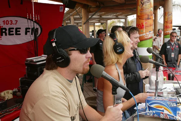 Frosty, Heidi e Frank in diretta da San Diego — Foto Stock