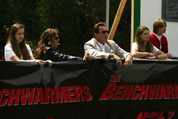 Maria Shriver és Arnold Schwarzenegger család — Stock Fotó