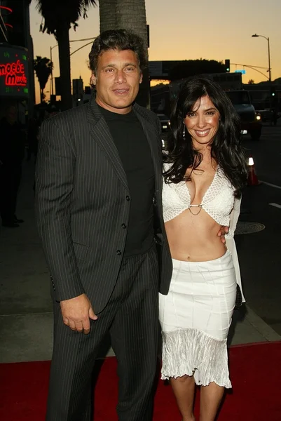 Steven Bauer and Nadia Rowinsky — Stock Photo, Image