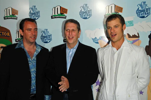 Trey Parker, Matt Stone és Doug Herzog — Stock Fotó