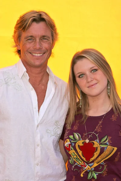 Christopher Atkins and Brittney Bomann — Stock Photo, Image