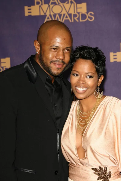 Rockmond Dunbar y Malinda Williams — Foto de Stock