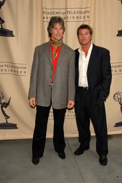 Ronn Moss and Winsor Harmon — Stock Photo, Image