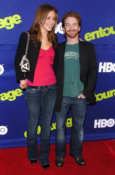 Seth Green and guest — Stock Photo, Image