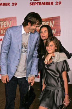 Ashton Kutcher, Demi Moore, Tallulah Belle Willis