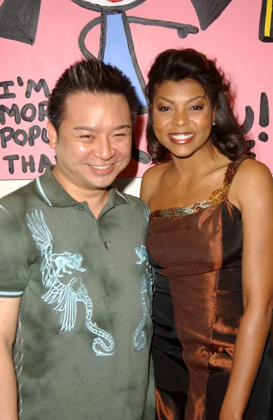 Rex Lee and Taraji Henson — Stock Photo, Image