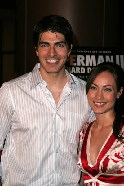 Brandon routh, courtney Forda — Zdjęcie stockowe