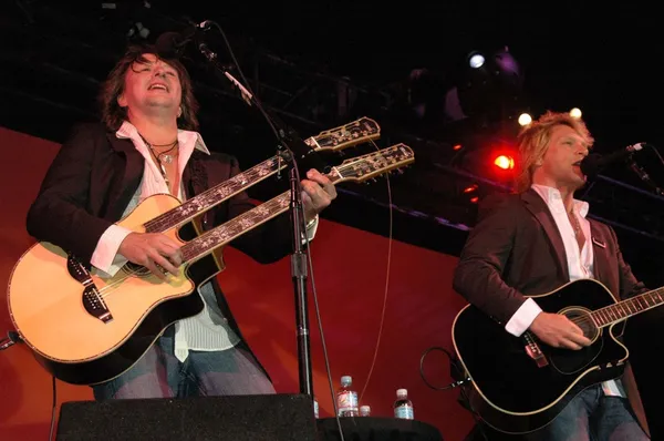 Richie Sambora y Jon Bon Jovi — Foto de Stock