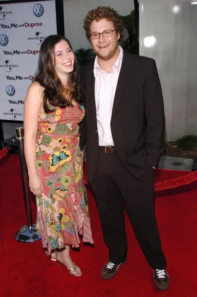 Seth Rogen and friend — Stock Photo, Image