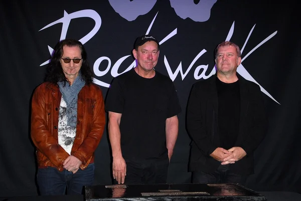 Geddy lee, neil Peart'ten, alex lifeson — Stok fotoğraf