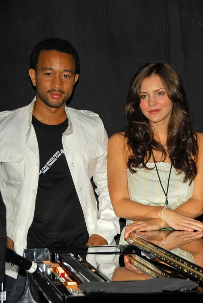 John Legend and Katharine McPhee — Stock Photo, Image